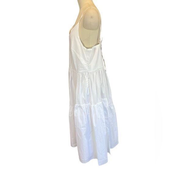 Cuyana organic cotton poplin midi dress size medium, nwt - Picture 6 of 10